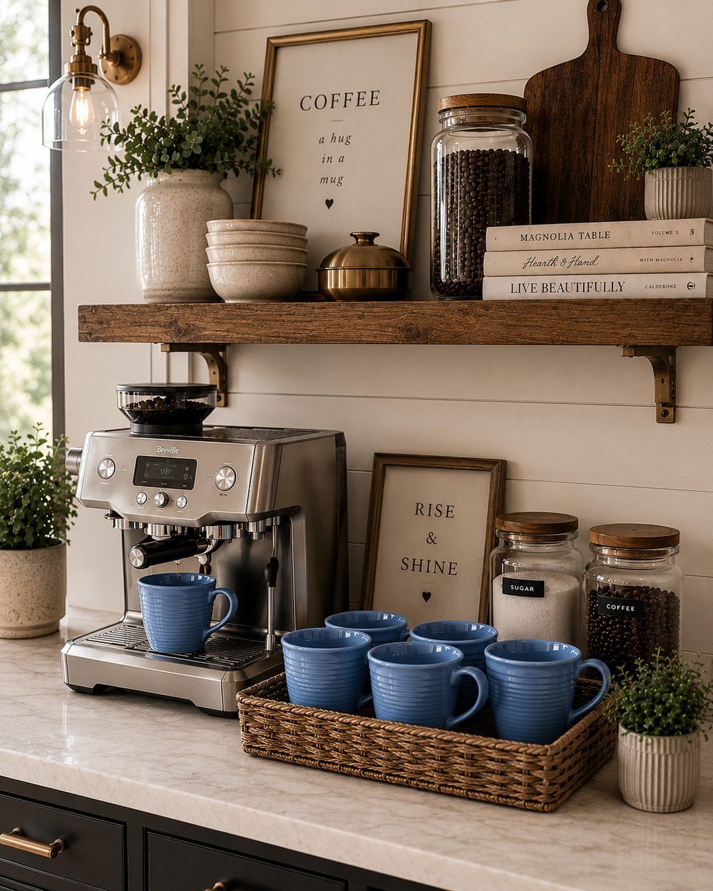 Set of 6 Denim Blue Royal Doulton Gordon Ramsay Maze Mugs